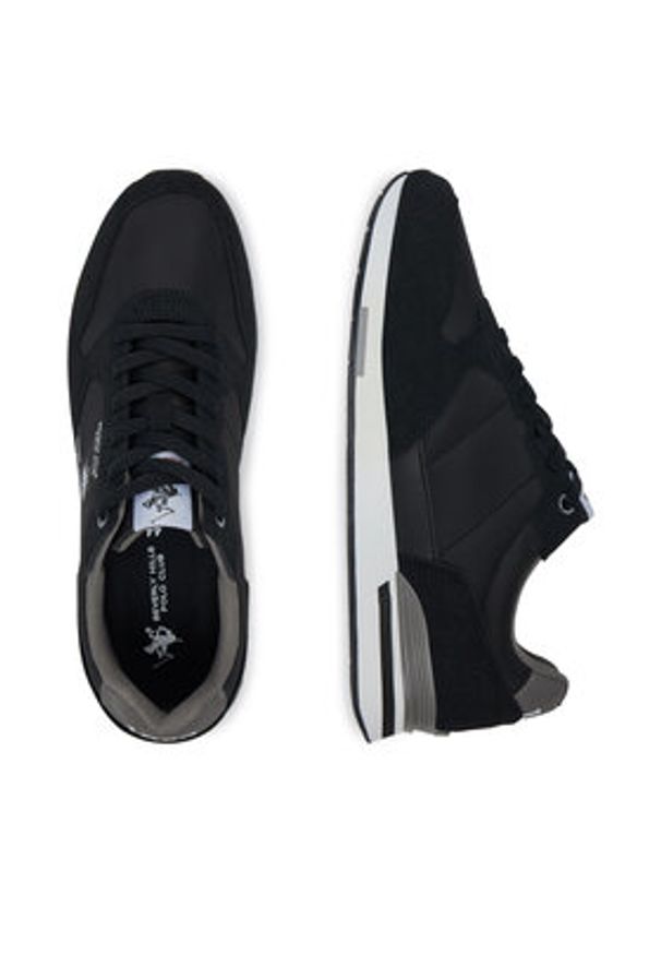 Beverly Hills Polo Club Sneakersy V5-6414 Czarny. Kolor: czarny. Materiał: materiał, syntetyk