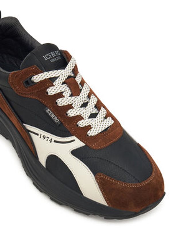 Iceberg Sneakersy IU1758 Zielony. Kolor: zielony. Materiał: materiał