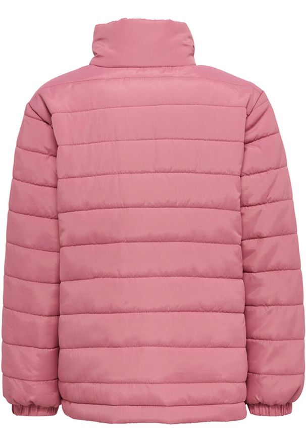 Kurtka dziewczęca Hummel Mosse. Kolor: różowy. Materiał: puch