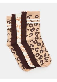 Sinsay - Prążkowane skarpetki 5 pack - wielobarwny. Materiał: prążkowany #1