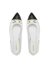 TwinSet - TWINSET Baleriny 251GCJ026 Biały. Kolor: biały. Materiał: skóra #5