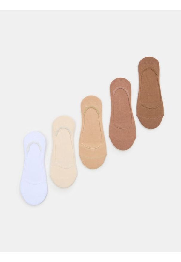 Sinsay - Skarpetki stopki 5 pack - wielobarwny