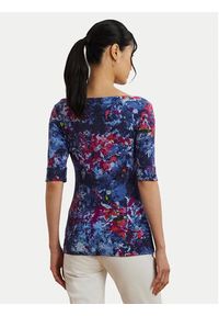Lauren Ralph Lauren - LAUREN RALPH LAUREN Bluzka 200971065001 Granatowy Slim Fit. Kolor: niebieski. Materiał: bawełna #3