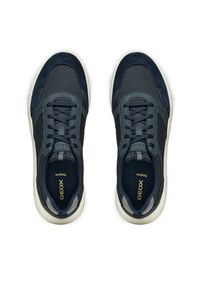 Geox Sneakersy U Portello U46E1A 0EK11 C4021 Granatowy. Kolor: niebieski. Materiał: skóra #3