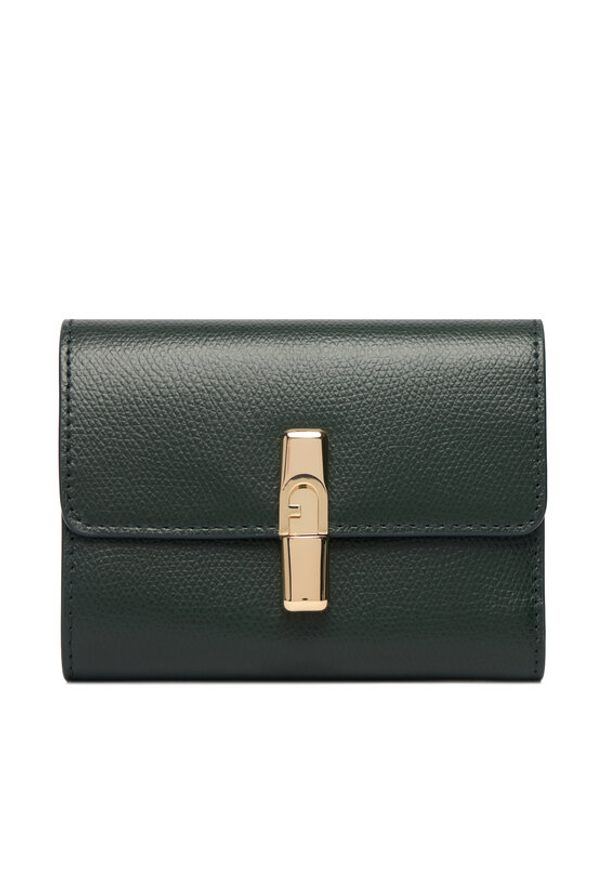 Furla Portfel Iride S Compact Wallet WP00564 ARE000 CN 4513S Zielony. Kolor: zielony. Materiał: skóra