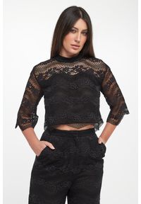 Twinset Milano - Bluzka damska koronkowa TWINSET. Materiał: koronka #1