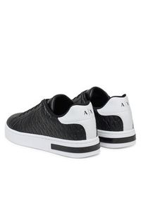 Armani Exchange Sneakersy XM000140 AF11916 MC011 Czarny. Kolor: czarny. Materiał: skóra #4