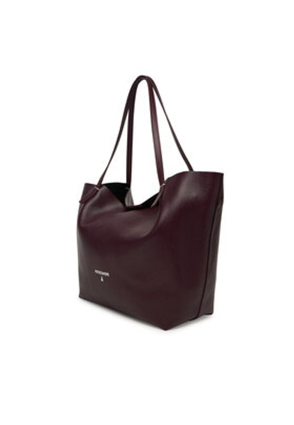 Patrizia Pepe Torebka 2B0130/L148-M536 Fioletowy. Kolor: fioletowy. Materiał: skórzane