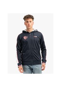 Bluza z kapturem Lonsdale Strathmore. Typ kołnierza: kaptur. Kolor: niebieski, biały, wielokolorowy