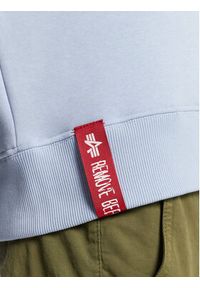 Alpha Industries Bluza Pocket 108303 Błękitny Regular Fit. Kolor: niebieski. Materiał: bawełna