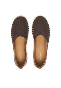 MICHAEL Michael Kors Espadryle Kenze 40R6KZFP1B Brązowy. Kolor: brązowy. Materiał: skóra #4