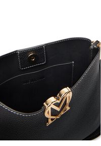 Love Moschino - LOVE MOSCHINO Torebka JC4127PP1OLM0000 Czarny. Kolor: czarny. Materiał: skórzane #4