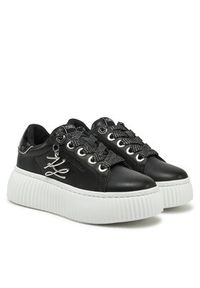 Karl Lagerfeld - KARL LAGERFELD Sneakersy Kreeper Lo KL42376A Czarny. Kolor: czarny. Materiał: skóra #3