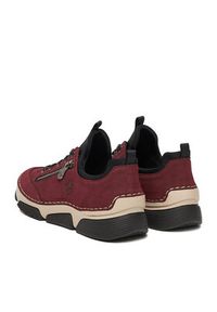 Rieker Sneakersy 45973-36 Bordowy. Kolor: czerwony. Materiał: materiał #5