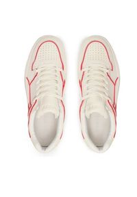 Guess Sneakersy Cento FM6CEN LEA12 Écru. Materiał: skóra #4
