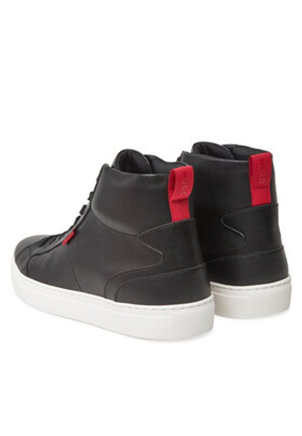 Hugo - HUGO Sneakersy Morrie 50537334 Czarny. Kolor: czarny. Materiał: skóra
