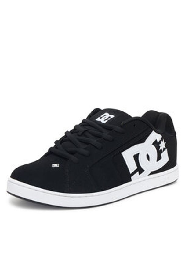 DC Shoes Sneakersy NET 302361-BLW Czarny. Kolor: czarny. Materiał: materiał