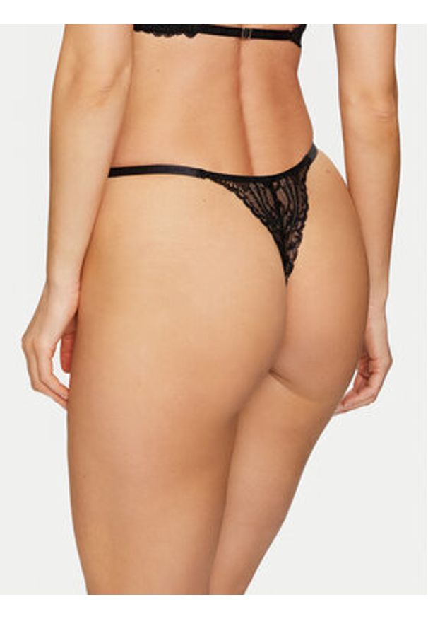 Emporio Armani Underwear Stringi 163826 4R206 00020 Czarny. Kolor: czarny. Materiał: syntetyk