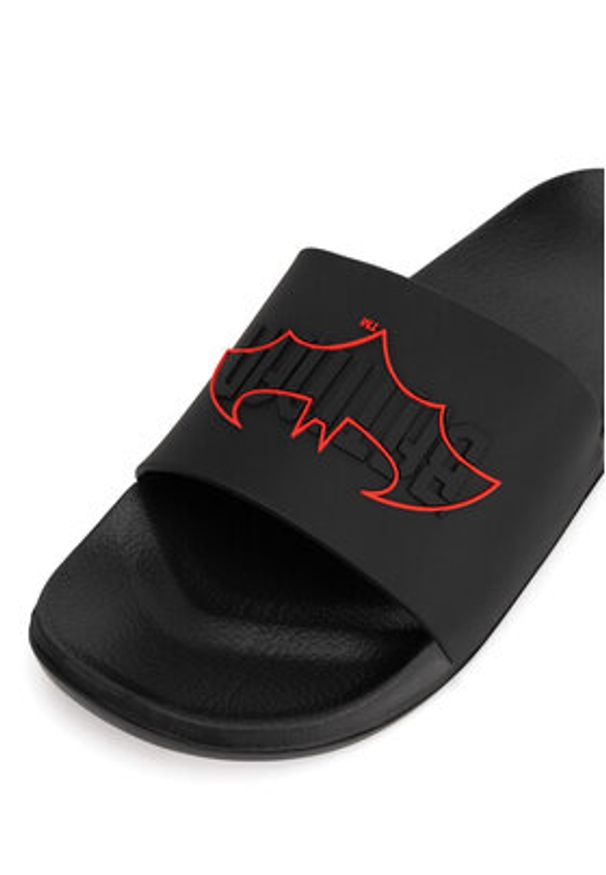 Batman Klapki AW24-143WBBAT Czarny. Kolor: czarny. Materiał: materiał. Wzór: motyw z bajki
