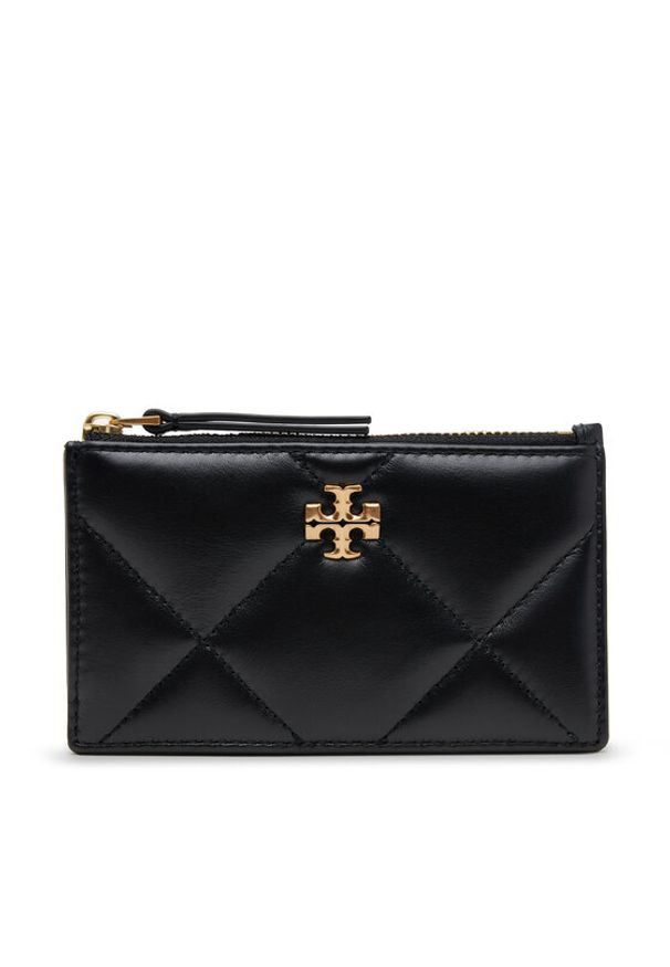 Tory Burch Duży Portfel Damski 158629 Czarny. Kolor: czarny. Materiał: skóra