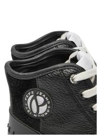 Pepe Jeans Trampki PLS31576 Czarny. Kolor: czarny. Materiał: skóra #6