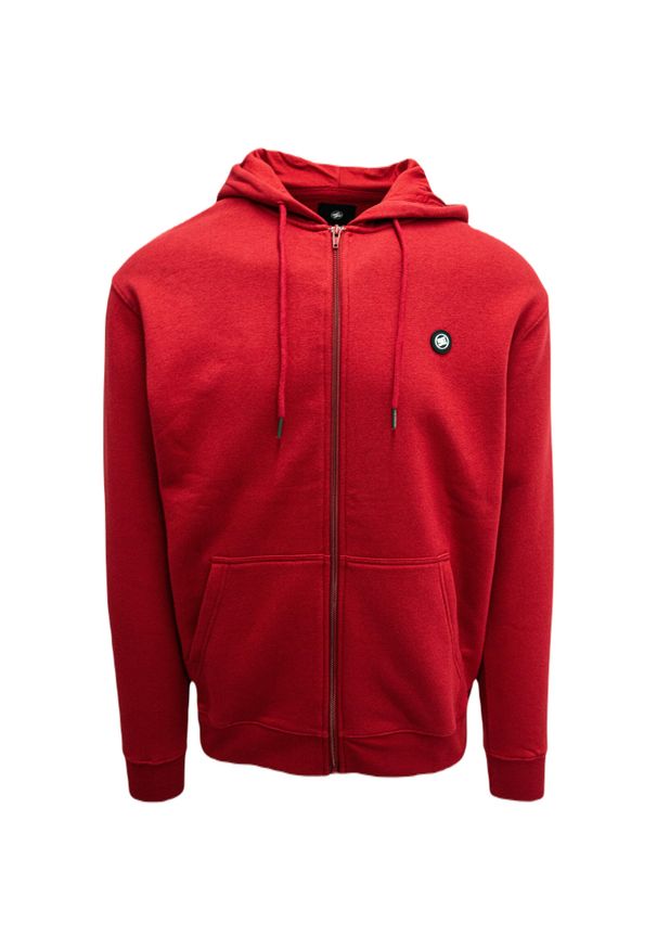 Bluza z kapturem DC Shoes Riot, Mężczyźni. Typ kołnierza: kaptur. Kolor: czerwony. Materiał: bawełna, materiał