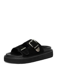 U.S. Polo Assn. Klapki EO-TANIA001W/6S1 Czarny. Kolor: czarny. Materiał: skóra, zamsz #8