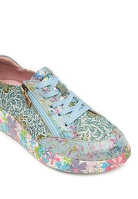 Laura Vita Sneakersy Nikito 57 Granatowy. Kolor: niebieski. Materiał: skóra #5