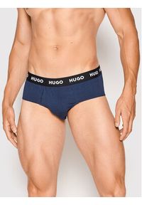 Hugo - HUGO Komplet slipów Hipbrief 50469763 Granatowy. Kolor: niebieski. Materiał: bawełna