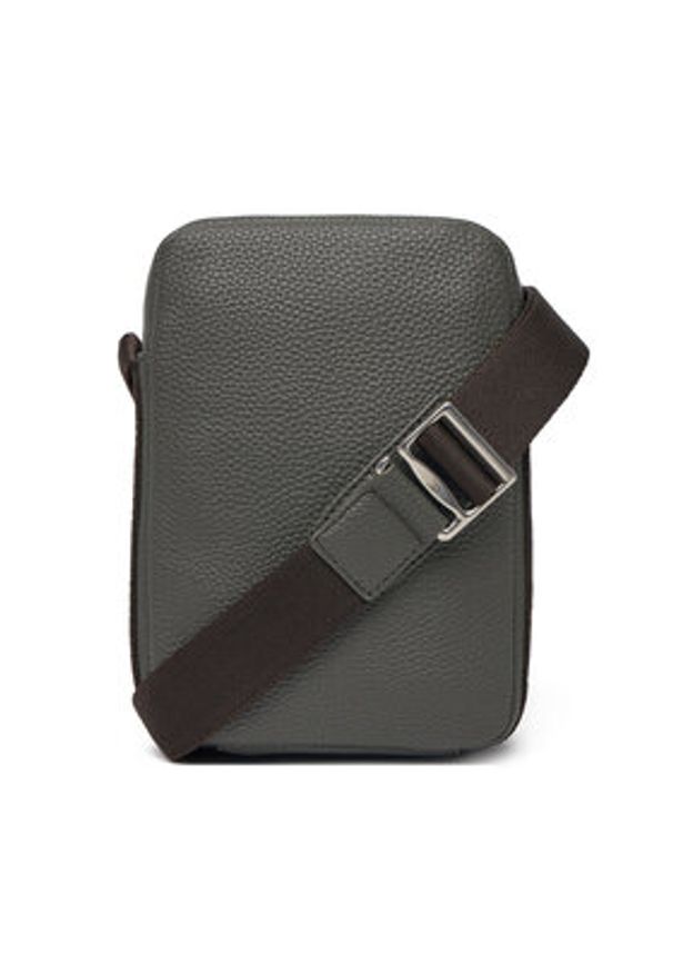 Calvin Klein Saszetka Cargo Reporter S Bag LV04G3080G Szary. Kolor: szary. Materiał: skóra