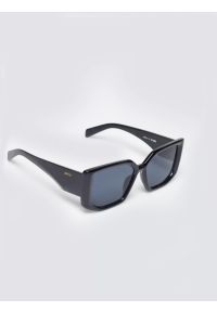 Big-Star - Okulary przeciwsłoneczne damskie czarne Solei 906. Kształt: prostokątne. Kolor: czarny #4