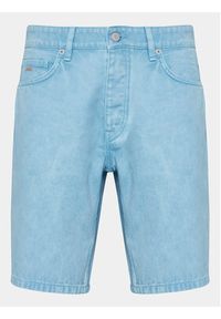BOSS - Boss Szorty jeansowe Anderosn 50514494 Niebieski Relaxed Fit. Kolor: niebieski. Materiał: bawełna