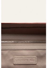 Lacoste torebka NF2771DC. Kolor: czerwony. Rodzaj torebki: na ramię #3