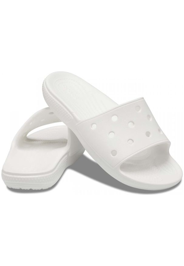 Klapki Crocs Classic Slide. Kolor: biały. Sezon: lato