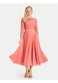 Swing Sukienka koktajlowa 77761710 Koralowy Regular Fit. Kolor: pomarańczowy. Materiał: syntetyk. Styl: wizytowy #1