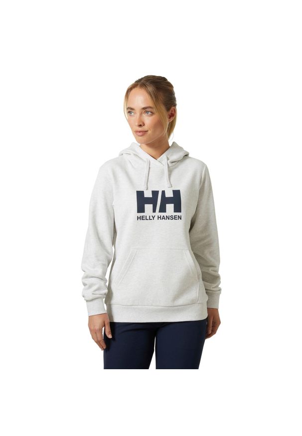 Damska bluza z kapturem z logo Helly Hansen 2.0. Typ kołnierza: kaptur. Kolor: biały