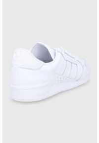 adidas Originals Buty skórzane Continental 80 STRI kolor biały. Nosek buta: okrągły. Zapięcie: sznurówki. Kolor: biały. Materiał: skóra. Obcas: na obcasie. Wysokość obcasa: niski