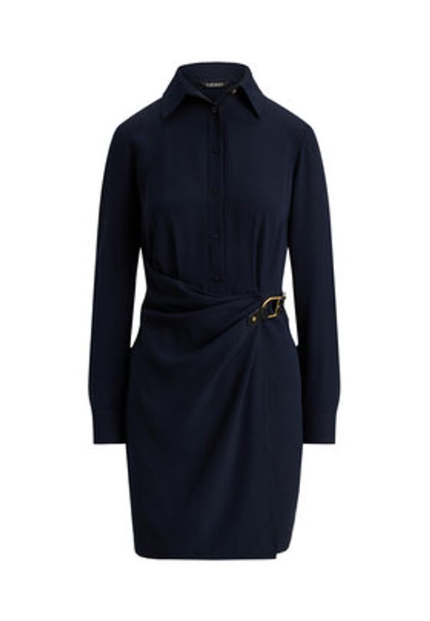 Lauren Ralph Lauren - LAUREN RALPH LAUREN Sukienka codzienna 200P03578001 Granatowy Regular Fit. Okazja: na co dzień. Kolor: niebieski. Materiał: syntetyk. Typ sukienki: proste. Styl: casual