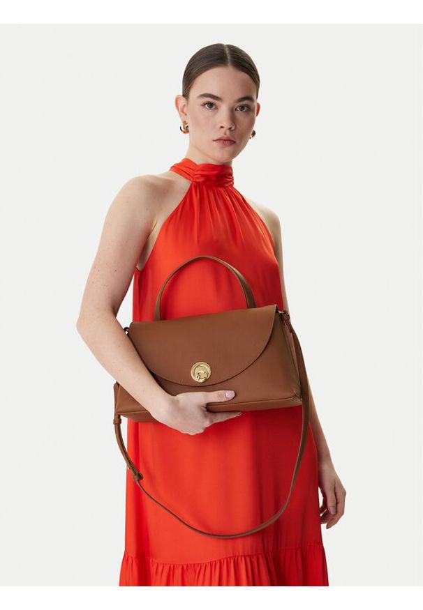 Coccinelle Torebka TOA Coccinellenikla E1 TOA 18 01 01 Brązowy. Kolor: brązowy. Materiał: skórzane