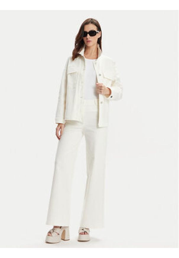 MAX&Co. Jeansy Master 2416131023200 Écru Wide Leg