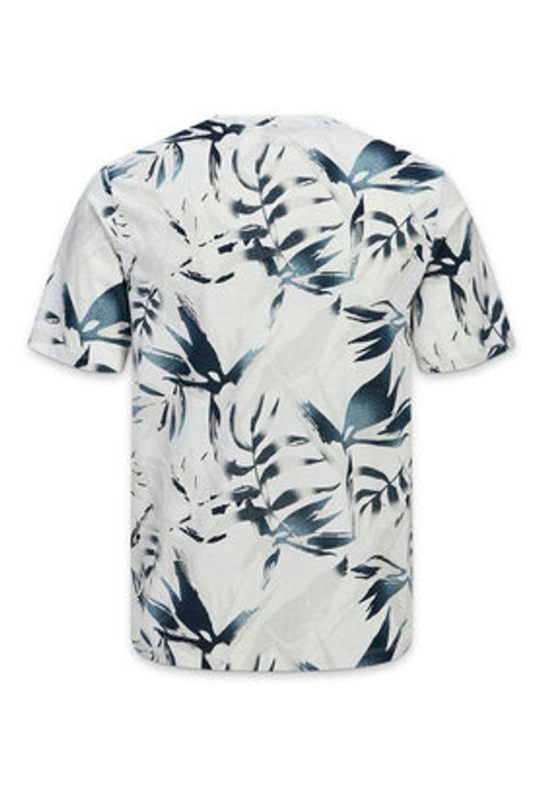 Jack & Jones T-Shirt Honolulu 12288089 Biały Regular Fit. Kolor: biały. Materiał: bawełna