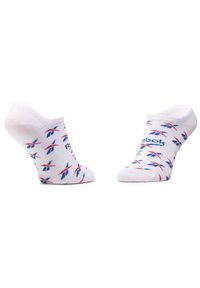 Reebok Zestaw 3 par stopek unisex Cl Fo Invisible Sock 3P GG6680 Biały. Kolor: biały. Materiał: materiał