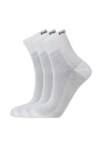ENDURANCE - Skarpetki Endurance Alcudia 3-Pack Bamboo Quarter. Kolor: biały. Sport: fitness