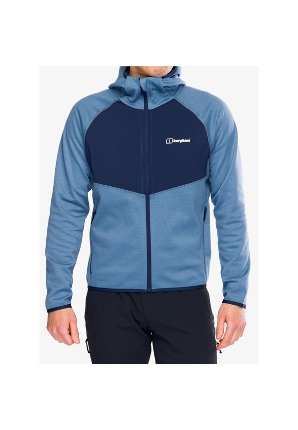 Bluza z kapturem Berghaus Trawden Jacket. Typ kołnierza: kaptur. Kolor: niebieski