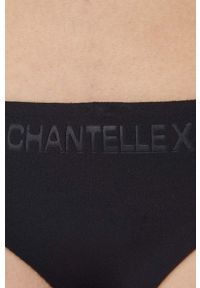 Chantelle X stringi kolor czarny transparentne. Kolor: czarny. Materiał: bawełna, materiał #3