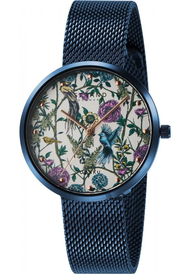 Zegarek damski Strand S700LXLIML-DPD CYRKONIE niebieski. Kolor: niebieski