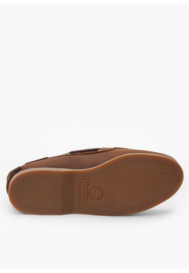 Timberland Classic Boat 2 Eye Mokasyny męskie. Okazja: na co dzień, do pracy, na spacer. Kolor: brązowy. Materiał: skóra. Szerokość cholewki: normalna. Sezon: lato. Styl: klasyczny, casual, elegancki