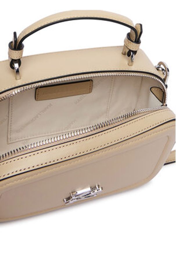 Karl Lagerfeld - KARL LAGERFELD Torebka B1W30269 Beżowy. Kolor: beżowy. Materiał: skórzane