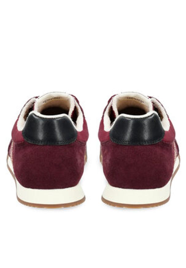 GANT - Gant Sneakersy 31531035 Bordowy. Kolor: czerwony. Materiał: skóra, zamsz
