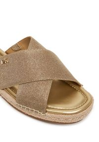MICHAEL Michael Kors Espadryle Kenzie 40S6KZFS3D Złoty. Kolor: złoty. Materiał: materiał #4